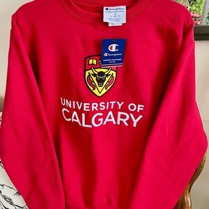 University of Calgary Crewneck Champion Sweatshirt